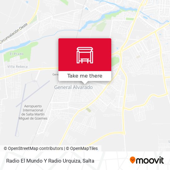 Radio El Mundo Y Radio Urquiza map