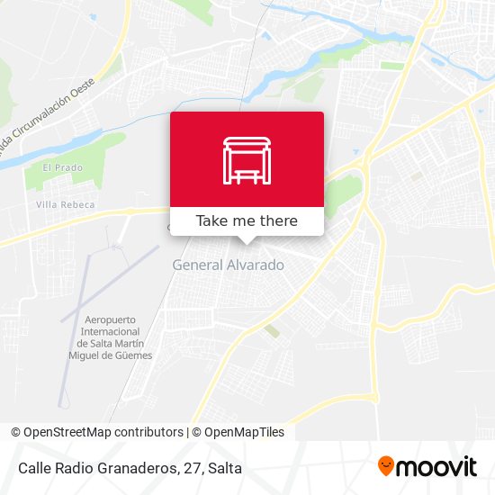 Calle Radio Granaderos, 27 map