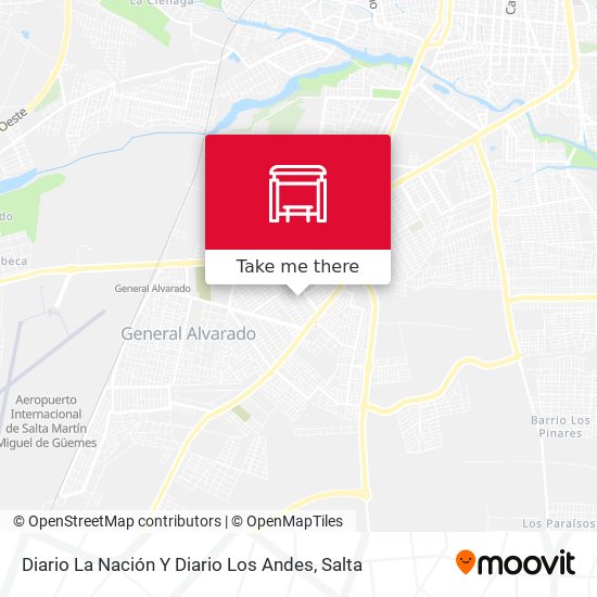 Diario La Nación Y Diario Los Andes map