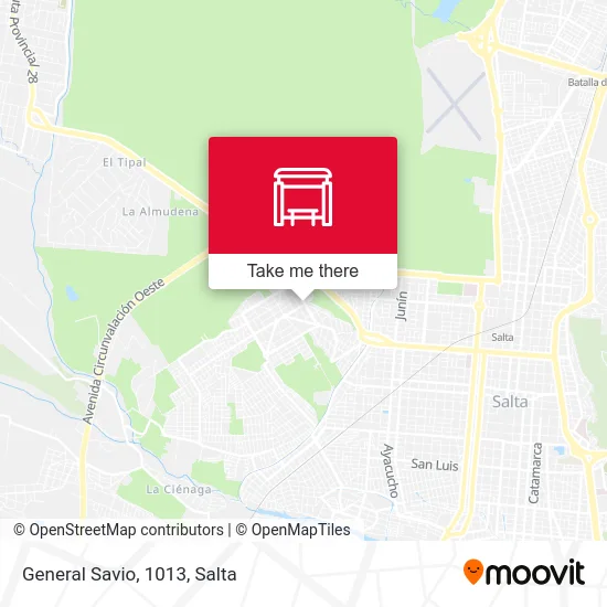 General Savio, 1013 map