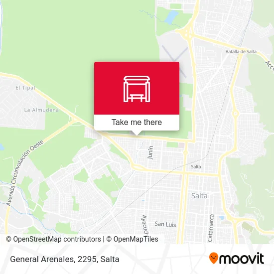 General Arenales, 2295 map