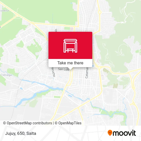 Jujuy, 650 map