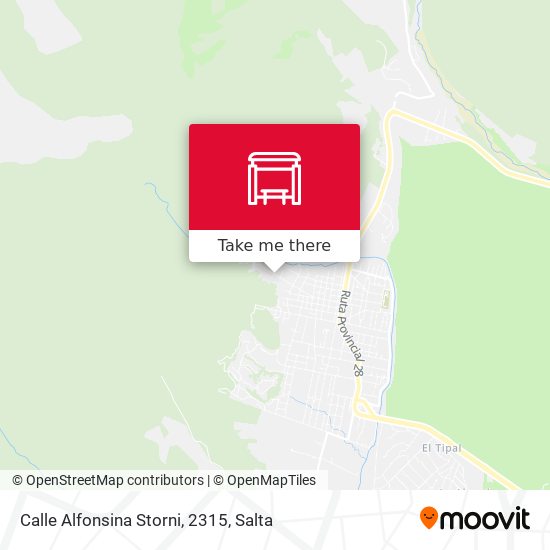 Mapa de Calle Alfonsina Storni, 2315
