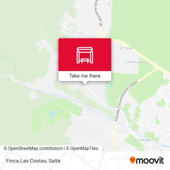 Finca Las Costas map