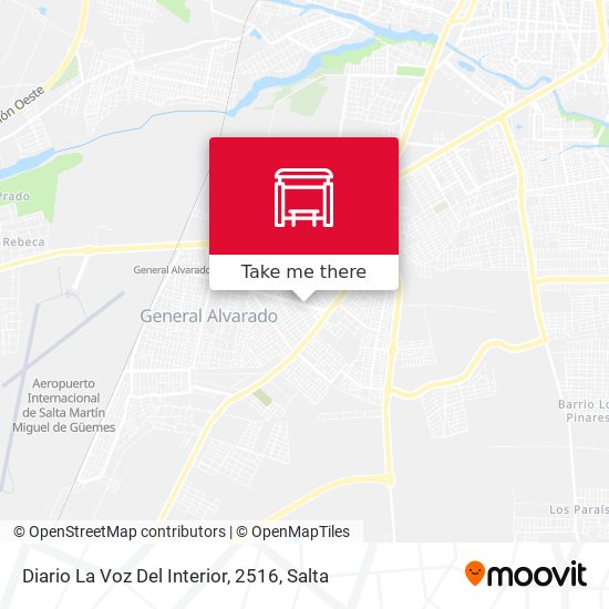 Diario La Voz Del Interior, 2516 map