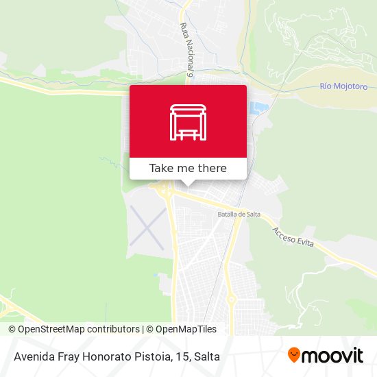 Avenida Fray Honorato Pistoia, 15 map