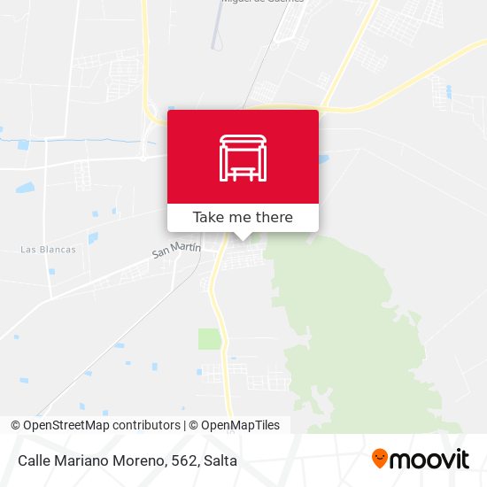 Mapa de Calle Mariano Moreno, 562