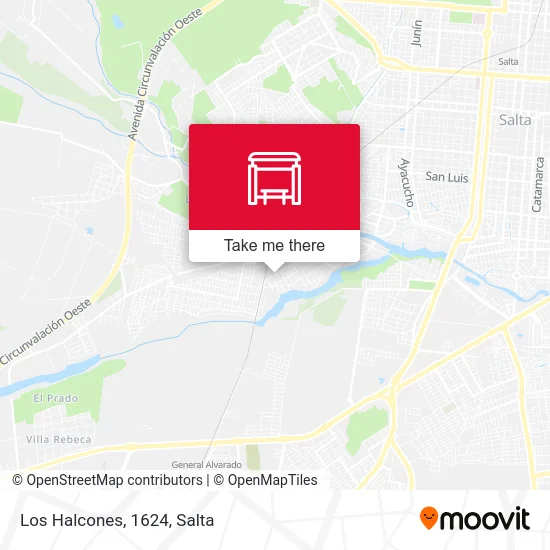 Los Halcones, 1624 map