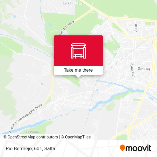 Rio Bermejo, 601 map