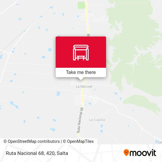 Ruta Nacional 68, 420 map