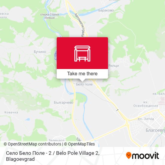 Село Бело Поле - 2 / Belo Pole Village 2 map