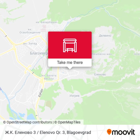 Ж.К. Еленово 3 / Elenovo Qr. 3 map