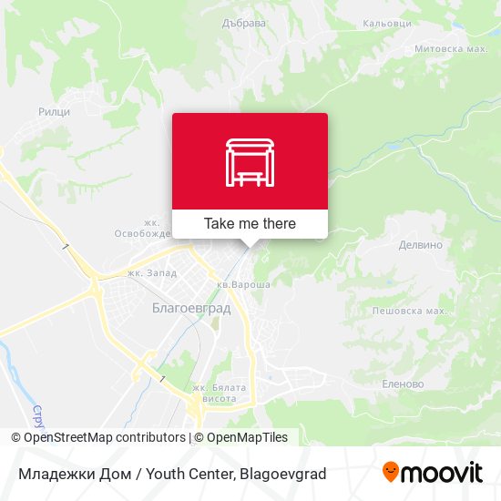 Младежки Дом / Youth Center map