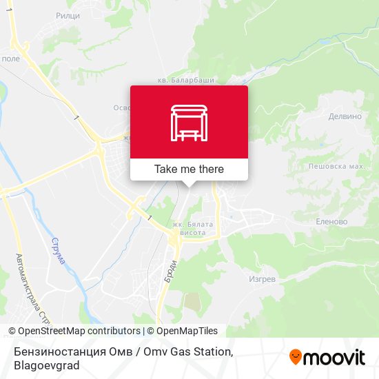 Бензиностанция Омв / Omv Gas Station map
