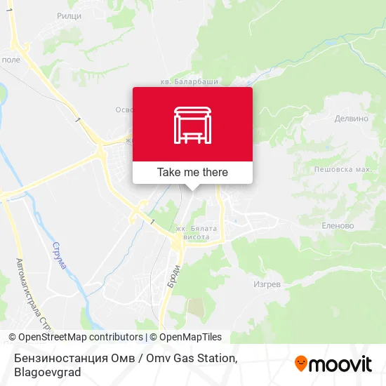 Карта Бензиностанция Омв / Omv Gas Station