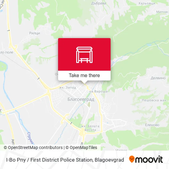 Карта I-Во Рпу / First District Police Station