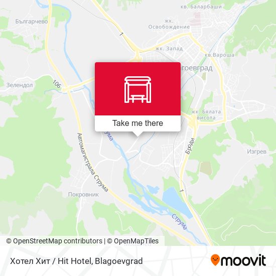 Хотел Хит / Hit Hotel map