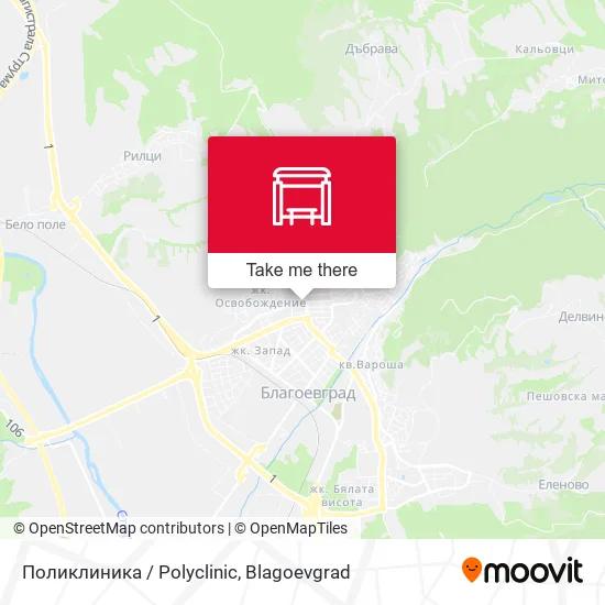 Карта Поликлиника / Polyclinic