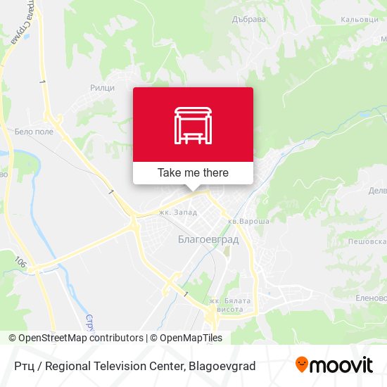 Ртц / Regional Television Center map