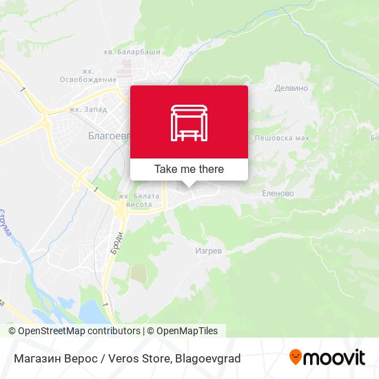 Магазин Верос / Veros Store map