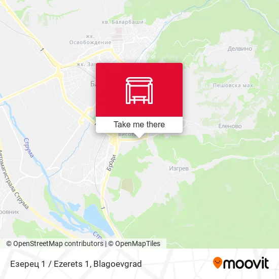 Карта Езерец 1 / Ezerets 1