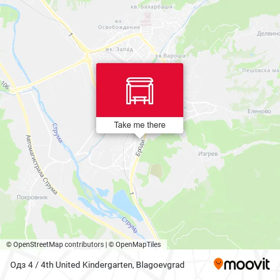 Карта Одз 4 / 4th United Kindergarten