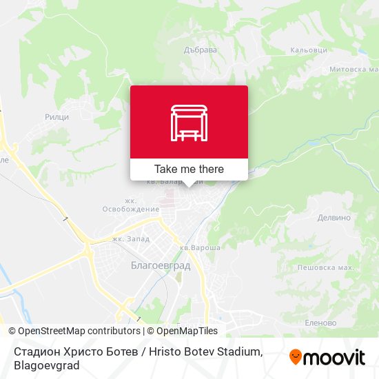 Стадион Христо Ботев / Hristo Botev Stadium map