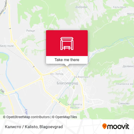 Карта Калисто / Kalisto
