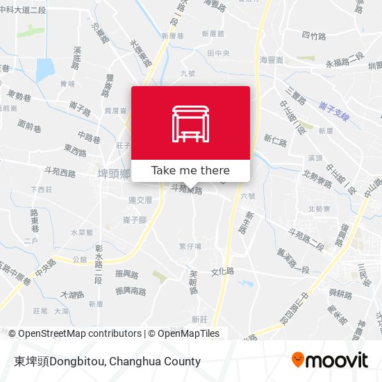 東埤頭Dongbitou map