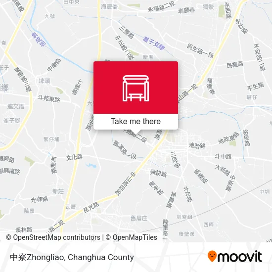 中寮Zhongliao地圖