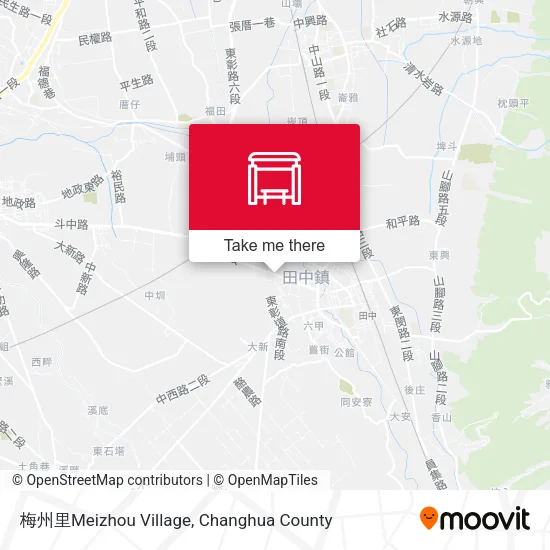 梅州里Meizhou Village map