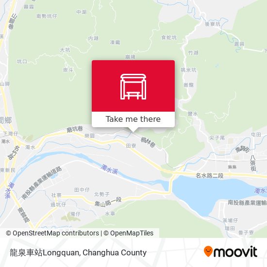 龍泉車站Longquan map