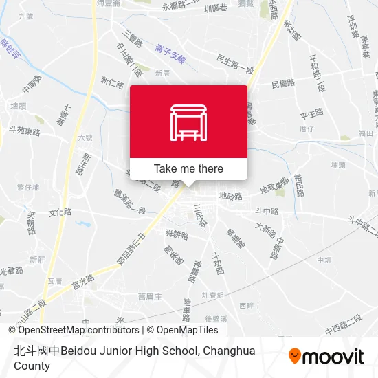 北斗國中Beidou Junior High School地圖