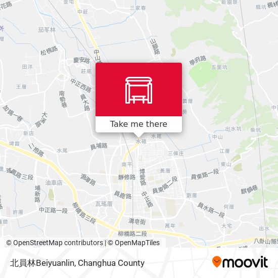 北員林Beiyuanlin map