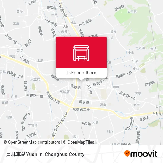 員林車站Yuanlin地圖
