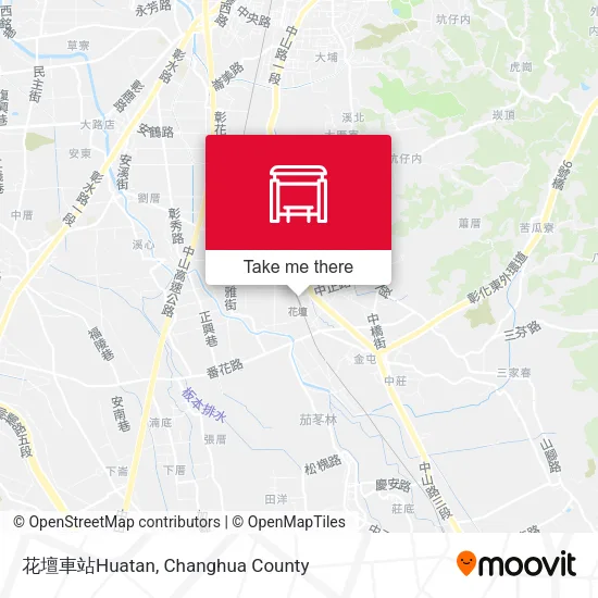 花壇車站Huatan地圖