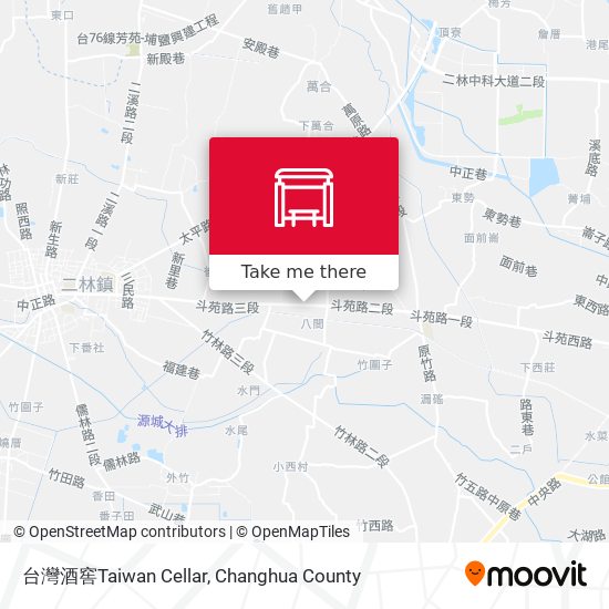 台灣酒窖Taiwan Cellar map