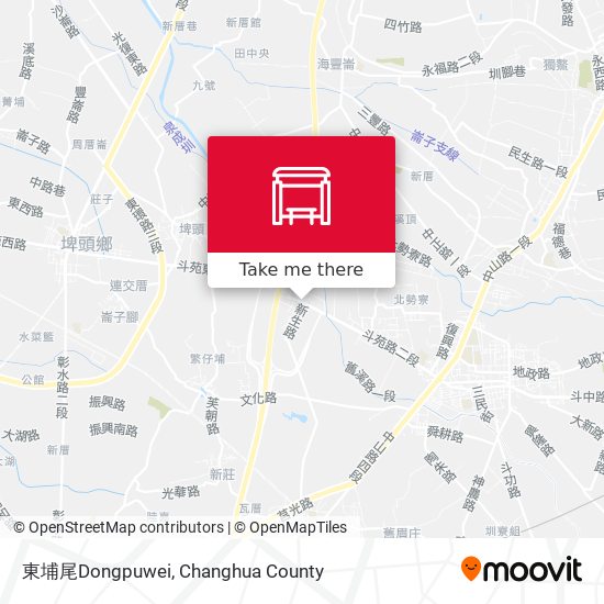 東埔尾Dongpuwei map