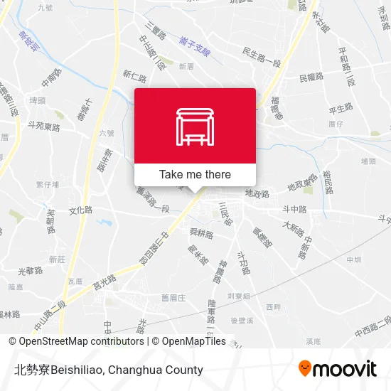 北勢寮Beishiliao map