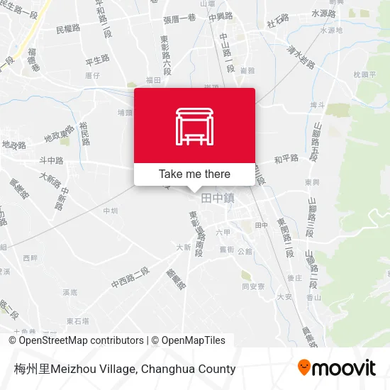 梅州里Meizhou Village map