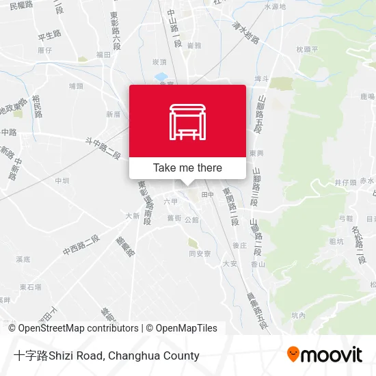 十字路Shizi  Road地圖