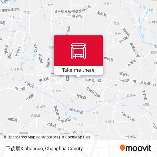 下後厝Xiahoucuo map