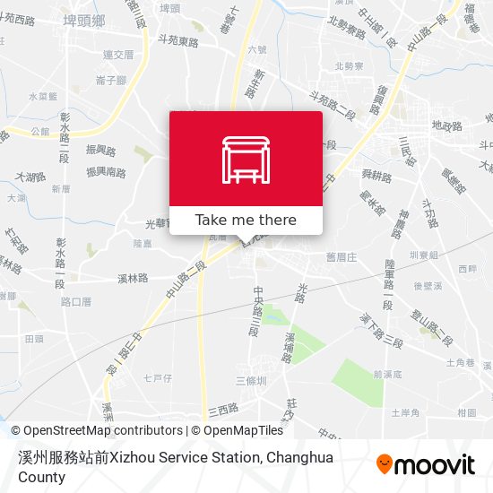溪州服務站前Xizhou Service Station地圖