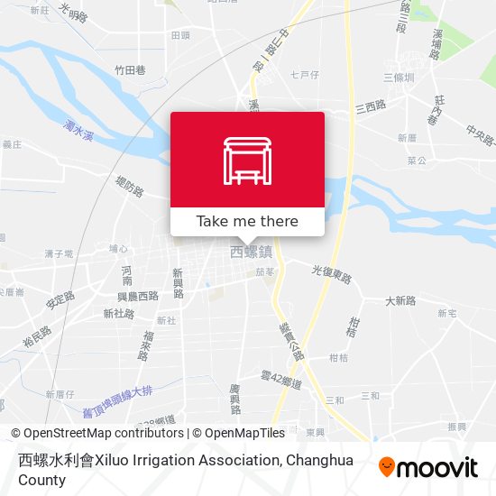 西螺水利會Xiluo Irrigation Association map