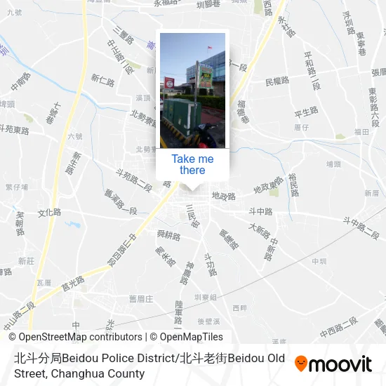 北斗分局Beidou Police District / 北斗老街Beidou Old Street地圖