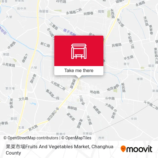 果菜市場Fruits And Vegetables Market地圖