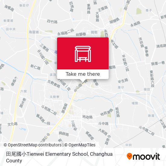 田尾國小Tienwei Elementary School map