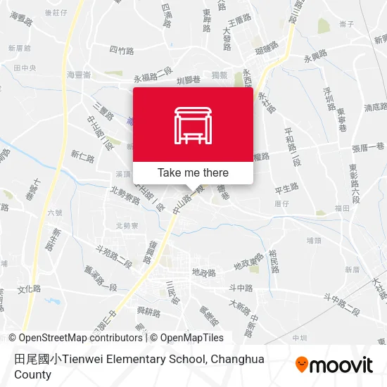田尾國小Tienwei Elementary School map