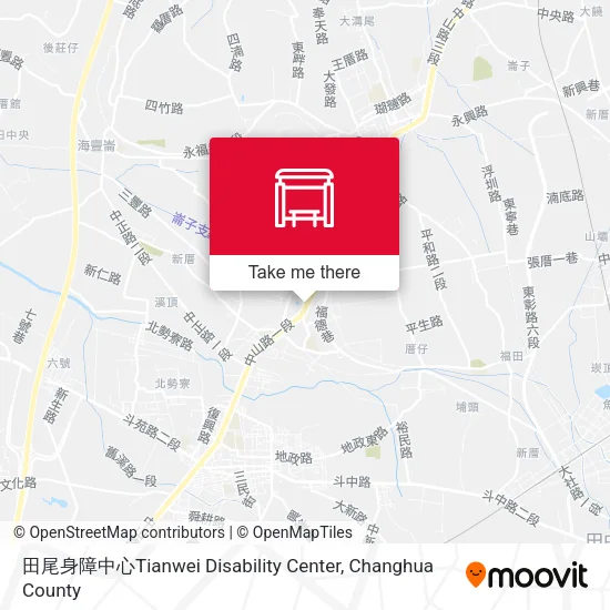 田尾身障中心Tianwei Disability Center map