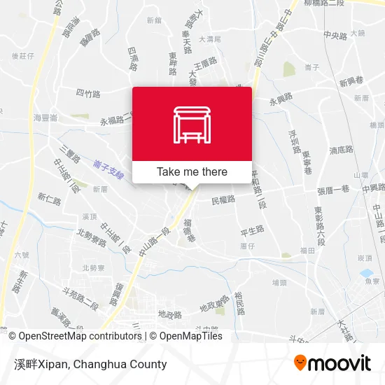 溪畔Xipan map